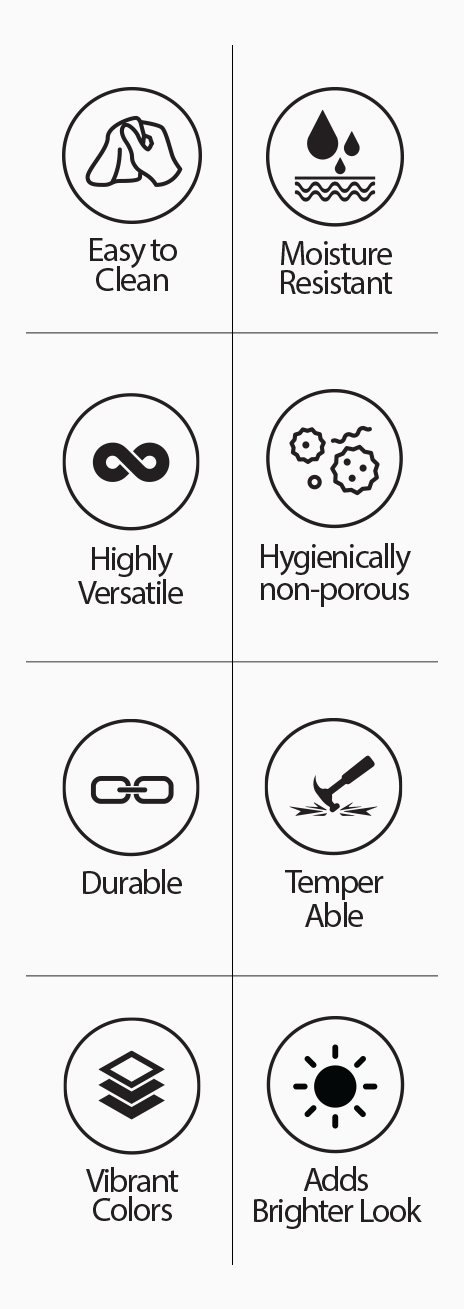 Benefits Of Using Back-Painted Glass