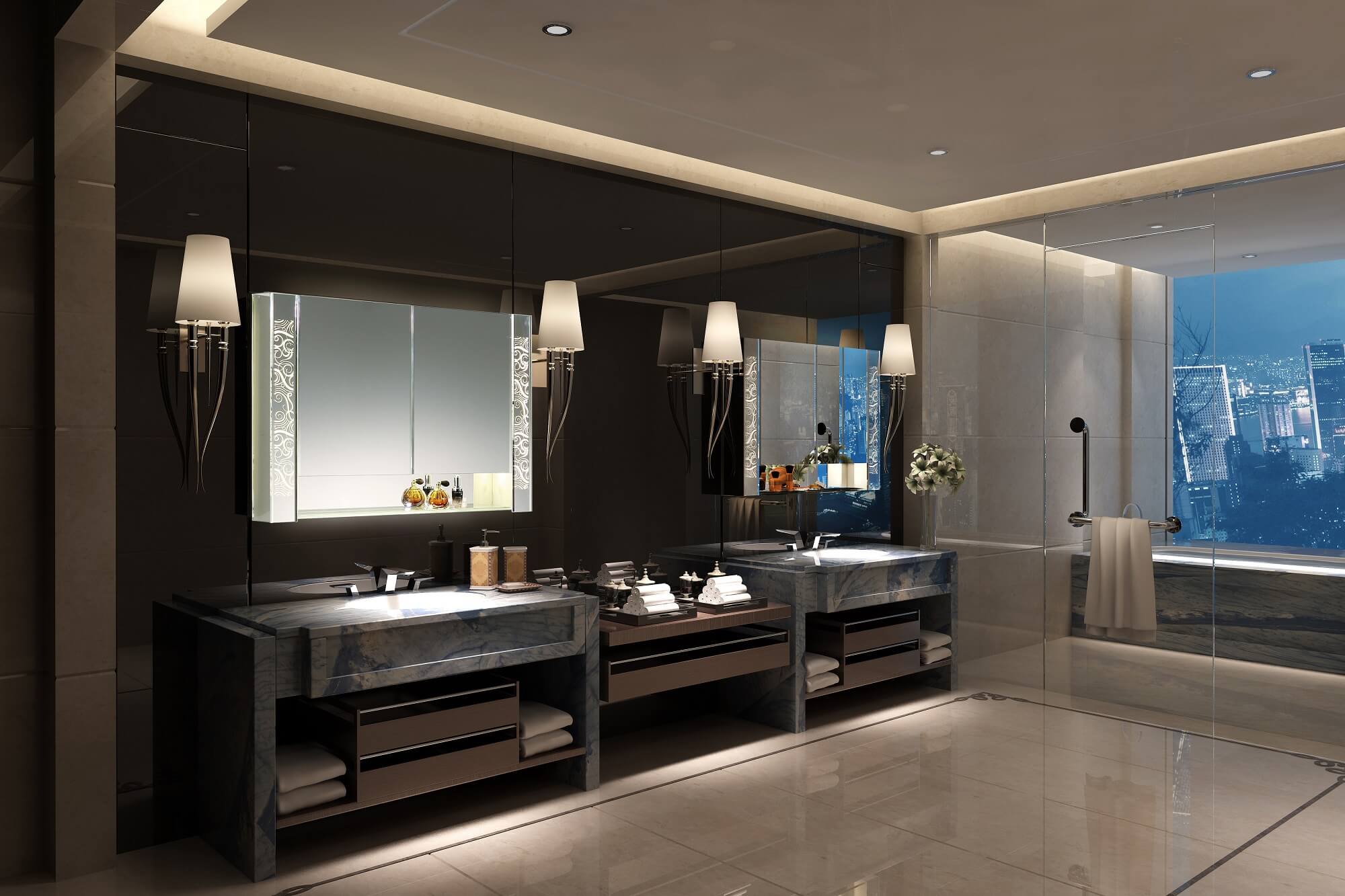 Stylish LED Mirror Cabinet