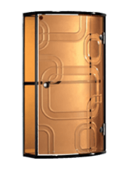 Stylish Crystal Glass Wall Cabinets