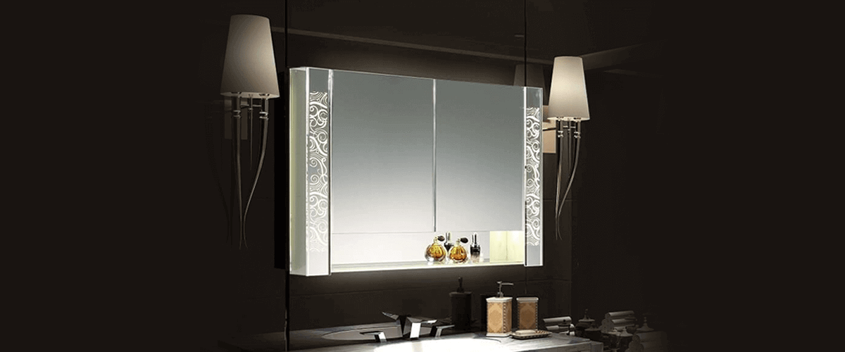 Glass Display Cabinets for Bathroom