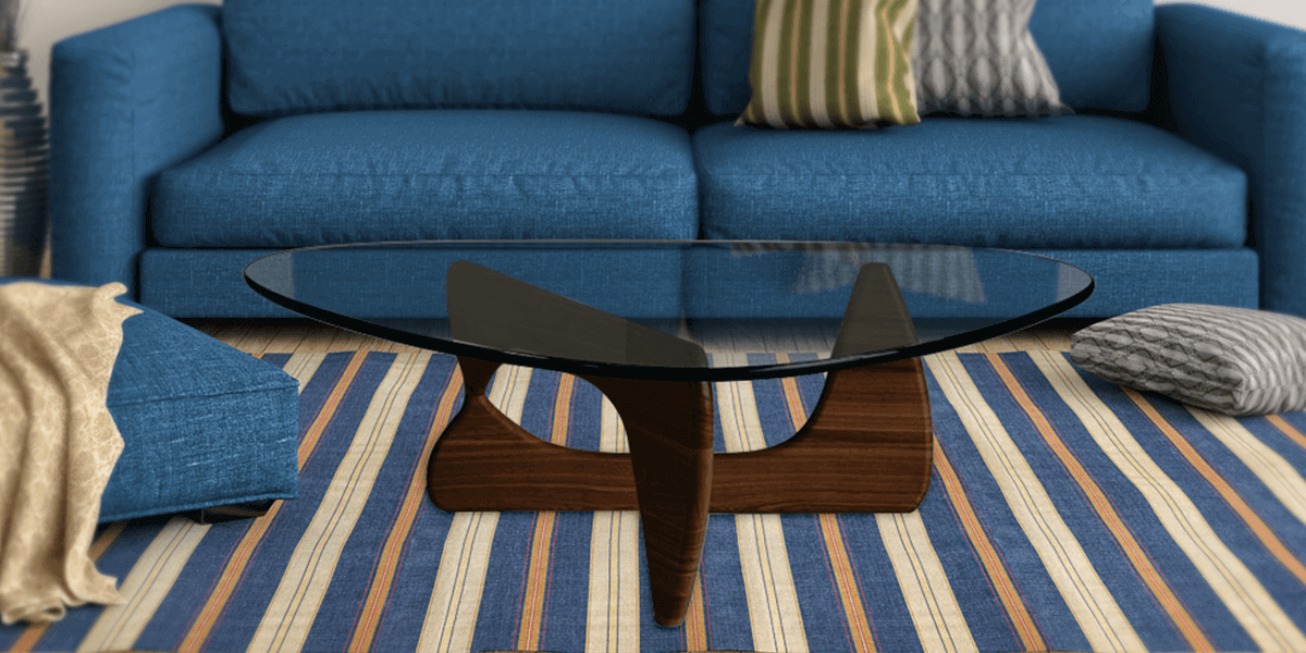 Noguchi Style Glass Coffee Tables, Are Glass Tables Out Of Style