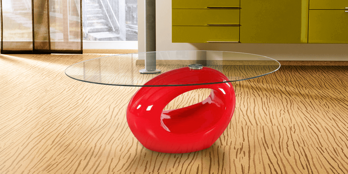 Modern Glass Coffee Table for Smaller Living Rooms