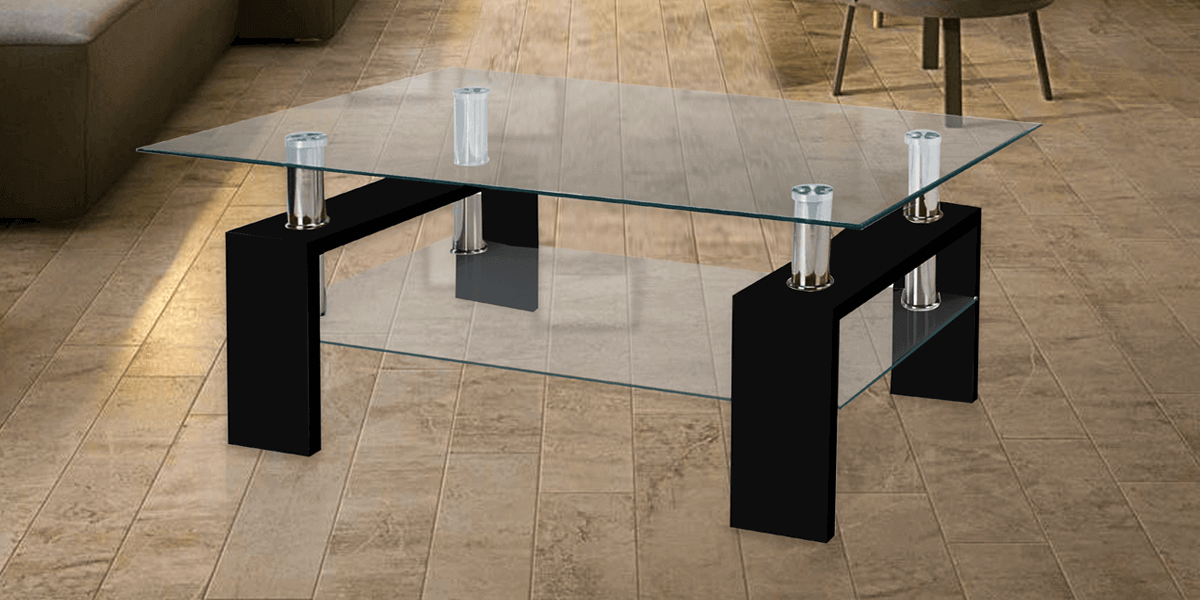 Rectangular Glass Coffee Table Order Online
