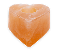 Himalayan Salt Tea Light Heart Candle Holder