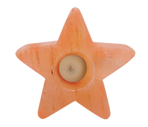 Himalayan Salt Tea Light Star Candle Holder