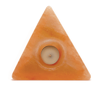 Himalayan Salt Tea Light Triangle Candle Holder