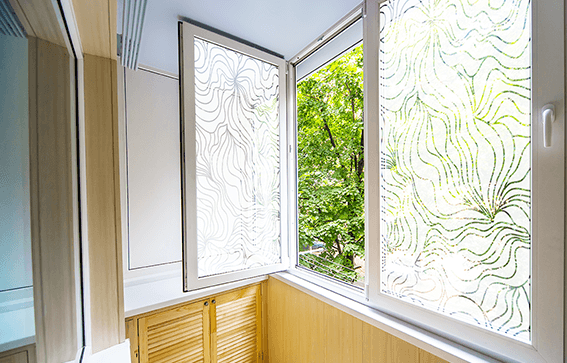 Etched Glass Windows