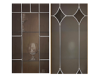 Leaded Pattern Cabinet Glass