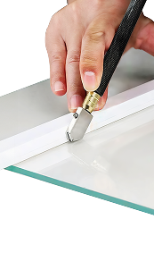 Custom Cut Glass Shelves