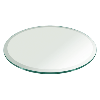 Round Glass Dining Table Tops, Round Glass Table Protector 120cm