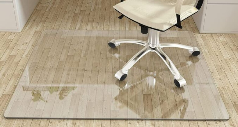 Glass Chair Mats vs Plastic Chair Mats for Carpet & Wood Floors