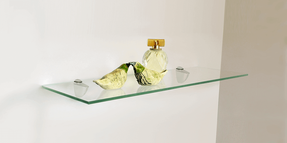 Small hotsell glass shelf