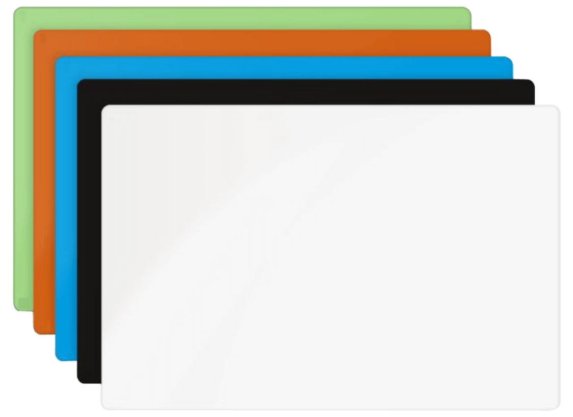 Black Frameless Glass Dry Erase Board - 60x40 Inch Tempered Glass Whiteboard With Marker Tray