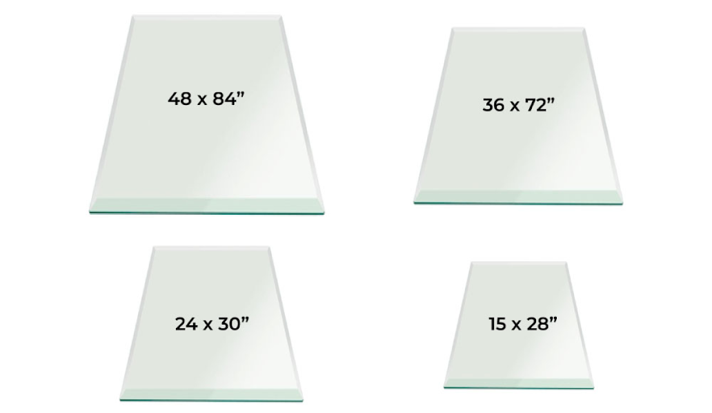 24 x 24 on sale glass table top