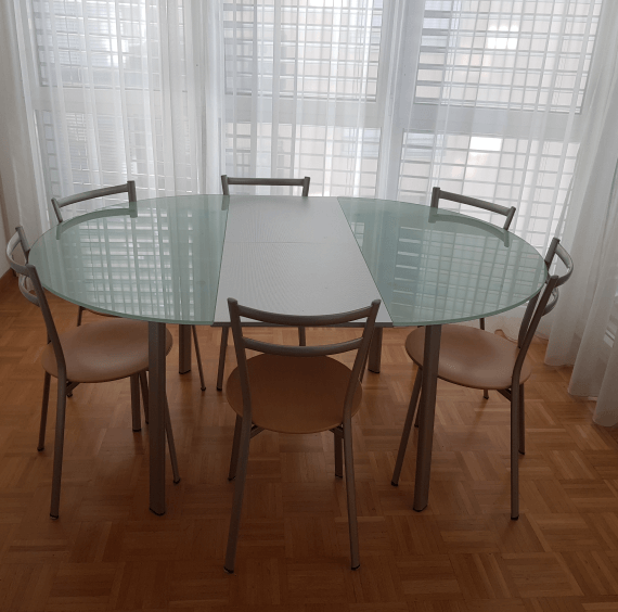 72 inch round top glass table top