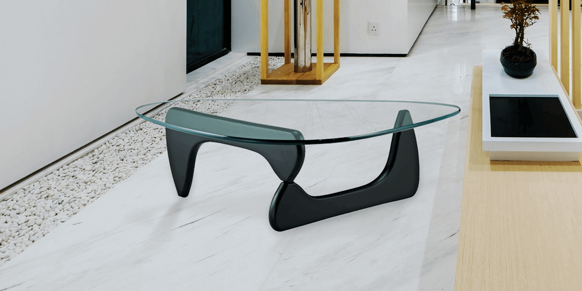 Noguchi Style Glass Coffee Tables Noguchi Table Glass Replacement