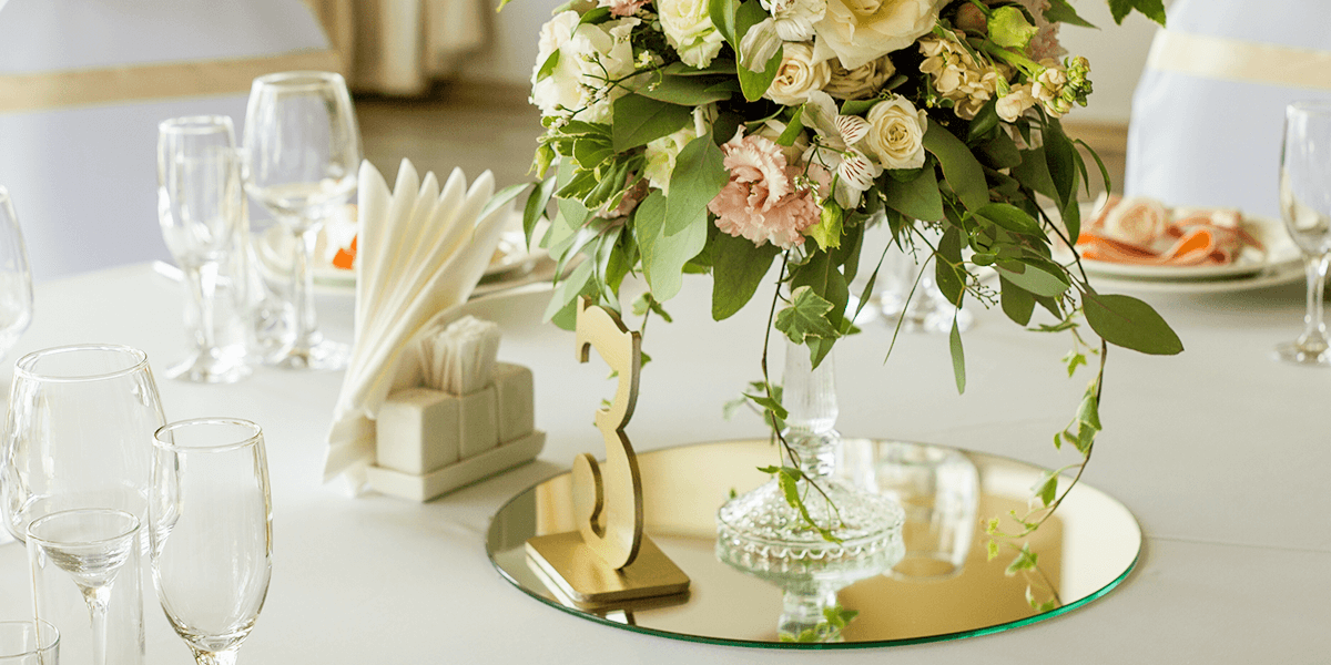 Mirror centerpieces 2025